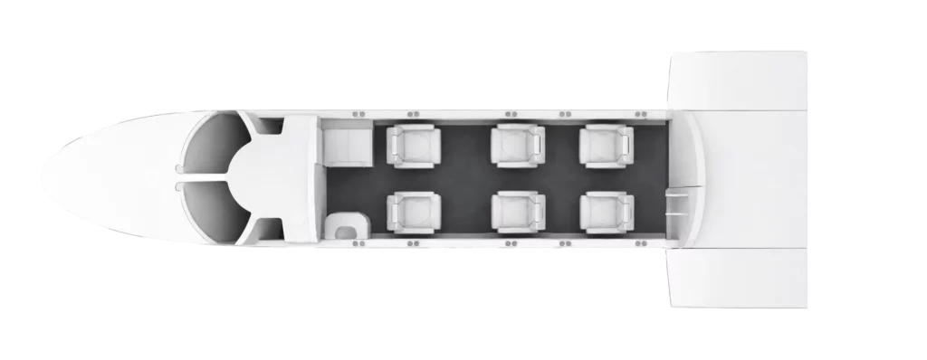 floorplan 2023 Cessna Citation CJ3+