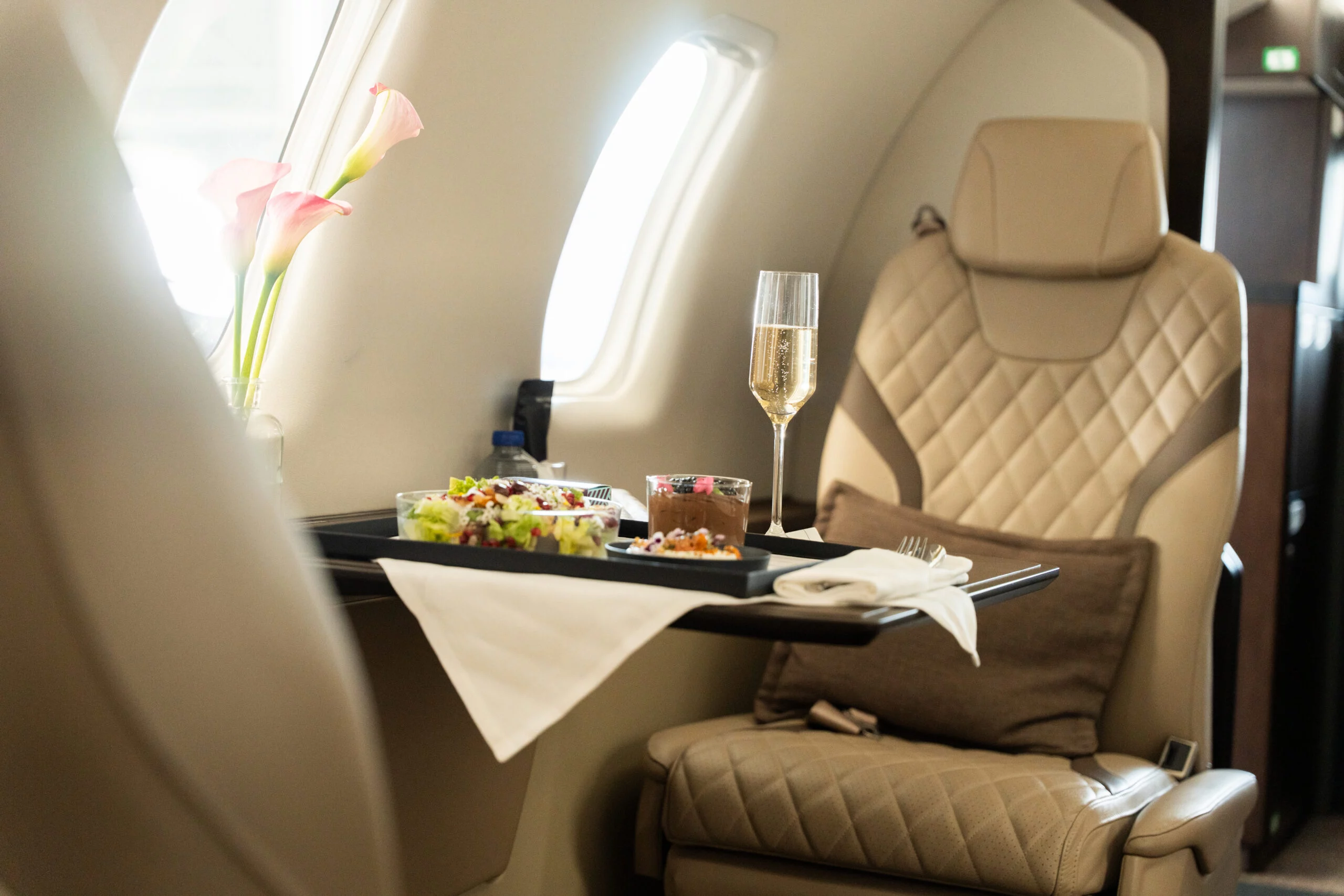 Flyinggroup Pilatus PC24 interior in Antwerp