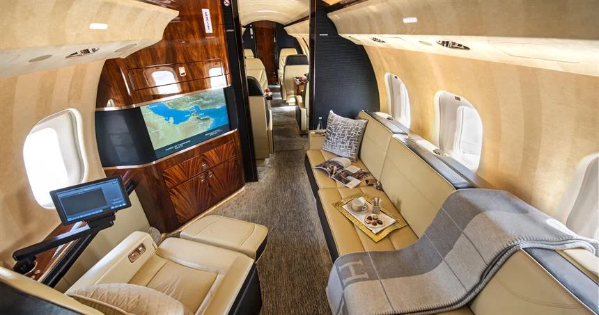 Bombardier Global 6000 interior